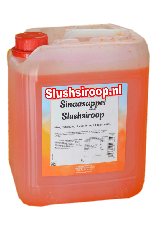 Sinaasappel slush siroop - slushsiroop.nl