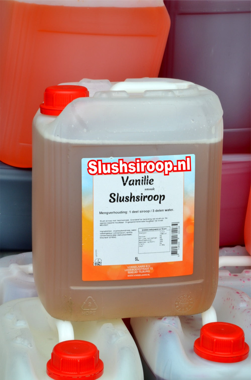Vanille slush siroop - slushsiroop.nl